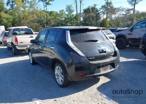 2015 Nissan Leaf S z USA, uszkodzony, nr VIN 1N4AZ0CPXFC321429